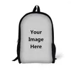 Backpack 17 Inch Custom Polyester Material Men Women High Middle School Children Bags Any Occasion Is Applicable Unique