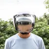 Motorcykelhjälmar 3-SNAP SHIELD- För motorcyklar Hjälm Design Öppna Face Visor Gift Entusiaster