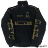 남자 재킷 F1 재킷 포뮬러 1 레이싱 재킷 가을 겨울 남성용면 의류 자동차 전체 브로이드리 재킷 콜지 스티 레트로 오토바이 재킷 0406H23