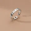 Cluster Rings VENTFILLE 925 Sterling Silve Love Heart Ring For Women Gift Zircon Simplicity Ins Korean Jewelry Drop