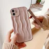 Designer Phone Case Unique IPhone 11 Curly Wavy Phone Case Waterproof New 12/13 Plating Premium 14HO0