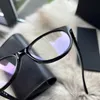 2023ファッションデザイナー新しいサングラススタイルのキャットアイプレートダイヤモンドデコレーション付きCH3431を備えた猫のアイプレート眼鏡フレーム
