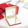 Giorgio Brand Compact Mirrors Red Color Double Mirror Designer Luxury Girl Makeup Tools Vintage Folding Mirror in Red Velvet With Good Quality Factory Price 2023 Ny