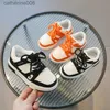 Sneakers Platform Buty sportowe Flat Kids Sneakers dla dziewcząt Tenis Spring Casual Lace Up Black Orange Boy Mash