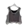 2023 Fashion Ladies Dress Designer Shiny Rhinestones Sexig Crop Top Vest Fashion Denim Bra Top Sleeveless Long Vest Women Gift