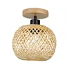 Pendant Lamps Lamp With No Bulb Living Room Floor Light Decoration Bedroom Hanging Fixture Retro Style Kitchen Bamboo Desk