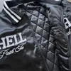 Hellstar Jacket Męska odzież wierzchnia star piekielna Paradise Road Bomber Kurtka zagęszczona płaszcz baseballowy haft haftowany bawełniany płaszcz męski i damski kurtki