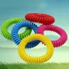 Nouveau bracelet anti-moustique anti-insectes antiparasitaire repousser le bracelet anti-insectes Mozzie garder les insectes à l'écart pour les enfants adultes mélanger les couleurs en gros