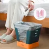 Waste Bins Garbage Bin Expansion Garbage Bin Family Kitchen Bathroom Nine Speed Open and Close Adjustable Internet Celebrity Garbage Bin 230406