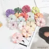 Juldekorationer 4.5 cm Silk Daisy Head Mini Home Wedding Decoration Scrapbook Plant Christmas Wreath Headdress Artificial Flowers R231106