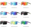 Lunettes de soleil polarisées de cyclisme pour hommes et femmes, lunettes de sport pour jeunes, lunettes coupe-vent pour baseball, golf, protection UV, image d'animal allongée, œil extérieur amovible