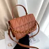 Evening Bags Trendy Plaid Women Shoulder Bag Fashion Chain Crossbody Bags Brand Designer Handbags and Purses Small Flap Top Handle Bags 230404