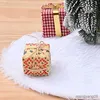 Decorazioni natalizie pollici cm Peluche Gonna albero di Natale Bianco Finto albero di Natale Tappetino con paillettes Gonne piccole Decorazioni per la casa R231106