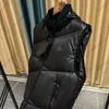 冬のコールドパフベストデザイナージレットジャケットラグジュアリーメンズフード付きジャケット厚くしたサーマルパーカーカジュアルファッションアウトドア風力発電メンズ服のサイズ1-5