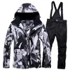 Other Sporting Goods 2021 NEW Lover Men And Women Windproof Waterproof Thermal Male Snow Pants sets Skiing And Alpine Ski Suit men Jackets HKD231106