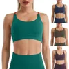 Canotte da donna Intimo sportivo Antiurto Corsa Petto piccolo Push Up Fitness Gilet da yoga Sottile senza anello in acciaio Imbottito per allenamento