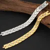 Bracelets de charme 16mm de ouro de aço inoxidável de aço inoxidável