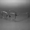 Occhiali da sole da esterno di lusso alla moda Japan Massada occhiali business grande montatura per occhiali in titanio puro piastra M2036
