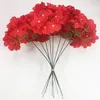 Flores decorativas simuladas bordado bola cabeça de flor el casa festa de casamento mesa de jantar arranjo diy tiro prop decoração