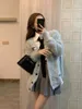 Women's Knits 2023 Autumn Faux Fur Knitted Coats Women Casual Outwear Korean Style Warm Jacket Office Lady Elegant Clothing Chic
