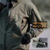 Jackets masculinos Militar táticos homens quebra -vento lã de lã de lã de zíper do exército de outono de inverno Brands de bombardeiro ao ar livre casual à prova d'água