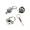 Nyckelringar l bildelar metallkedja set söt del modell nyckelhållare för älskare nycklar påsar dekoration drop leverans amtlh
