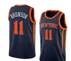 Jalen Brunson Julius Randle Basketball Jerseys New YorksKnick Derrick Rose Toppin Quickley Josh Hart Mitchell Robinson Obi Toppin Fournier City Custom Jersey