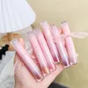 Bow Mirror Water Lip Gloss Waterproof Lasting Non-stick Cup Nude Red Translucent Jelly Lipstick Make-up for Women