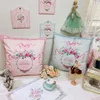 Pillow Case Korean Retro Flower Pillowcase Cushion Home Decorative Pillows For Sofa French Girl Bedroom Waist 45x45 Cushions Covers