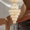 Light Luxury Chandelier Living Room Lamp Postmodern 2023 New Crystal Chandelier Modern Simple Atmosphere Diningroom Bedroom Lamp