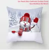 Decorações de Natal Merry Cushion Capa para ornamentos em casa, Navidad Gifts Happy Year 2023Cristmas