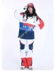 Inne towary sportowe 2024 LTVT Zimowe snowboard garnitury górskie sport futra ski garnitur kobiet na świeżym powietrzu tropiki śnieżne HKD231106
