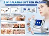 Tragbarer Jet-Ozon-Kaltplasma-Stift, Fibroblast-Augenlift, Faltenentfernung, Hautverjüngung, Plasma-Dusche, Schönheitsausrüstung, Hautmarken-Entferner