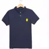 Polo da uomo T-shirt a maniche corte T-shirt grande o pony Taglia S-2XL Ricamo multicolore Classico business casual Cotone traspirante