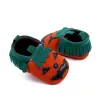 HOTSELL Halloween Pumpkin Baby Shoes Baby Girl Shoes Soft Bottom Crib Shoes Spring and Autumn Sneakers Newborn First Walker 0-18m