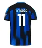 Soccer Jerseys BARELLA CORREa INTERS Milan GIROUD IBRAHIMOVIC LAUTARO MILANS THEO BRAHIM 23 24LUKAKU Football Shirt 2023 2024 Uniforms Men Kids Kits Sets S-XXL