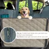 Dog Carrier Car Seat Cover Waterproof Hammock Blanket Mats Case For Rear Back 2 In 1 Trunk Protector