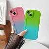 Étui de téléphone design couleur cadre ondulé bouclé doux Compatible avec l'étui iPhone étui souple respectueux de la peau 13 résistant aux chocs 12 34GDH