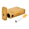 Topp 45*78mm bambu dugout case box multifunktion bambu dugout med tobaksrörskålen inkluderar metall 78mm ett hitterrör