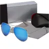 Designer-Pilotensonnenbrille 30R für Herren, Rale Ban-Brille, Damen, UV400-Schutz, Echtglaslinse, goldfarbener Metallrahmen, Sonnenbrille zum Fahren, Angeln, mit Originalverpackung