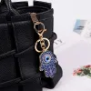 Chaveiros Lanyards L Evil Eye Chaveiro para Mulheres Hamsa Crystal Hand Car Drop Delivery Amdbl