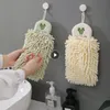 Handdoek keuken chenille hand handdoeken badkamer met hangende lussen