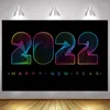 Party Dekoration Frohe Weihnachten 2023 Happy Year Hintergrund Coole Fluoreszenz Pographie Hintergrund Wand Po Shoot Banner