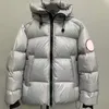 Novo estilo de inverno masculino lazer canadá jaqueta puffer parka pato branco outerwear com capuz manter aquecido jaqueta moda clássico casaco plus size outerwear smlxl2xl