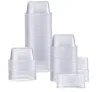 Kvalitet Små plastbehållare med lock Jello Shot Cups Satsment Sauce Cup för Portion Meal Prep