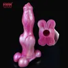 Sex toy massager Knot Penis Sleeve Large Dildo Sheath Cock Extender Enlargement Toy For Men Silicone Mixed Color Male Masturbator