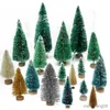 Weihnachtsdekorationen, 8 Stück, 50–125 mm, gemischte Größe, Mini-Weihnachtsbaum, kleiner Baum, Desktop für Zuhause, Neujahr, Weihnachten, Party, Tischdekoration, R231106