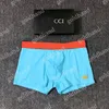 Brand Brand Brand Mens Boxer Uomini Underpants Classic Shorts traspirante biancheria bianche da 3 pezzi con scatola