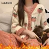 Vêtements de nuit pour femmes Automne Hiver Pijamas Kawaii Cartoon Pyjama Ensembles Femmes Pyjamas Plaid Flanelle Fille Pijama Mujer Costumes De Nuit Homewear