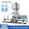 Zonesun zs-dtgt2 automatisk sylt sås fyllningsmaskin honung jordnötssmör flaska skönhet grädde kosmetisk pasta pneumatisk cylinder